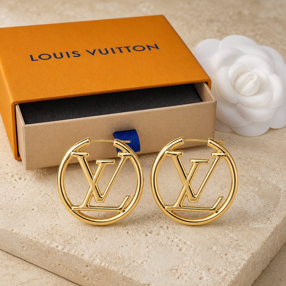 Louis Vuitton Signature Earrings Style 8 | New with Box